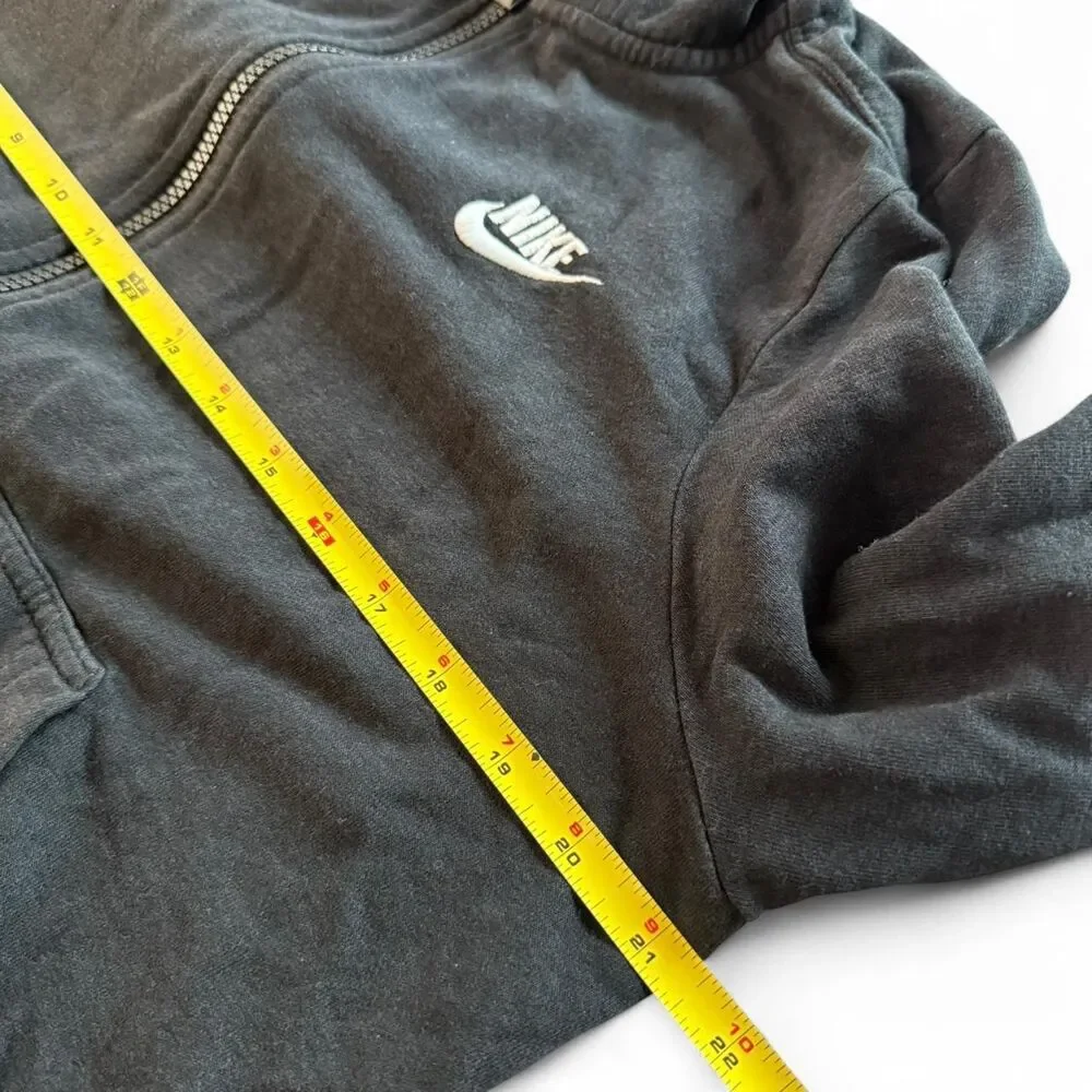 Nike Women's Black Hoodie Full-Zip Size Medium